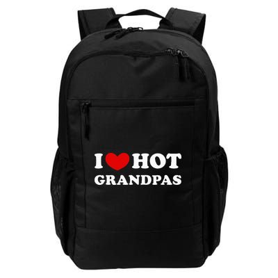 I Love Hot Grandpas I Heart Hot Grandpas Backpack