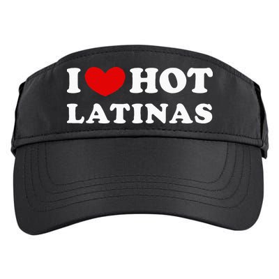 I Love Hot Latinas I Heart Hot Latinas Adult Drive Performance Visor