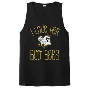 I Love Her Boo Bees Couples Halloween PosiCharge Competitor Tank