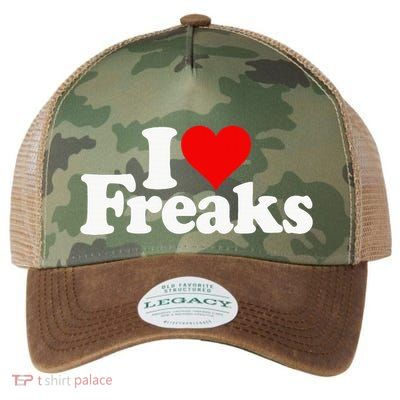 I Love Heart Freaks Legacy Tie Dye Trucker Hat