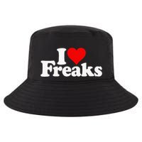 I Love Heart Freaks Cool Comfort Performance Bucket Hat