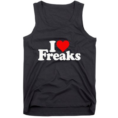 I Love Heart Freaks Tank Top