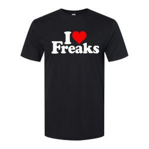 I Love Heart Freaks Softstyle CVC T-Shirt