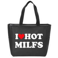 I Love Hot Milfs Zip Tote Bag
