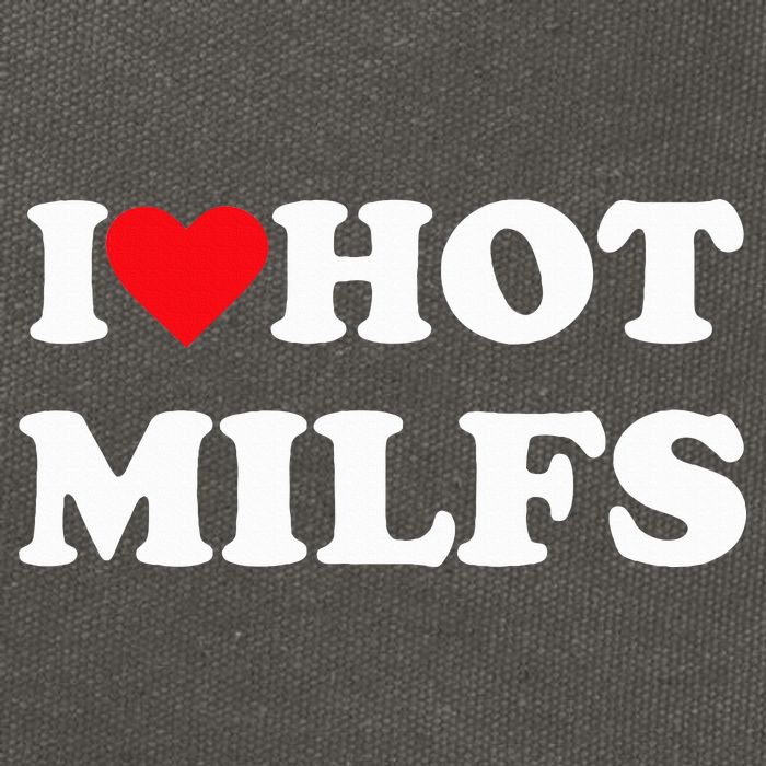 I Love Hot Milfs Cotton Canvas Backpack