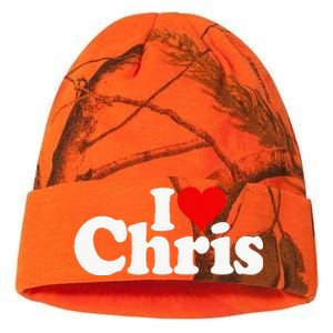 I Love Heart Chris Christopher Christine Christy Christian Kati Licensed 12" Camo Beanie