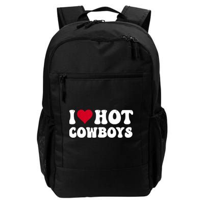 I Love Hot Cowboys I Heart Cowboys Funny Country Western Backpack