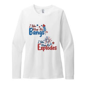 I Like How She Explodes I Like How He Bangs Womens CVC Long Sleeve Shirt