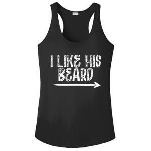 I Like His Beard Meaningful Gift Ladies PosiCharge Competitor Racerback Tank