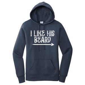 I Like His Beard Meaningful Gift Women's Pullover Hoodie