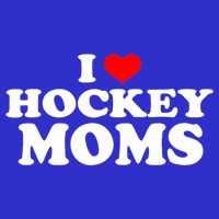 I Love Hockey Moms Funny Design Gift Toddler T-Shirt
