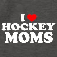 I Love Hockey Moms Funny Design Gift Vector Backpack