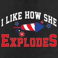 I Like How He Explodes Funny Fireworks Lover Matching Team Couple 4th Of July Hat