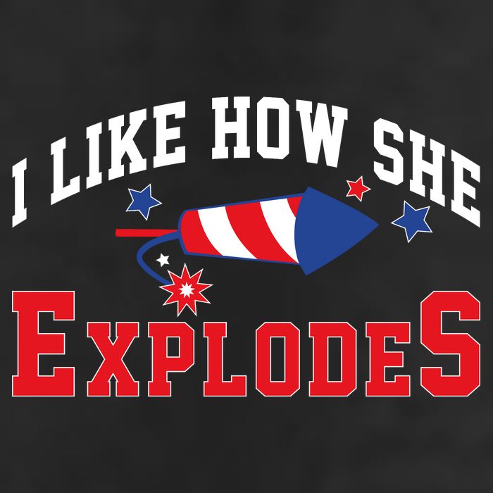 I Like How He Explodes Funny Fireworks Lover Matching Team Couple 4th Of July Hat