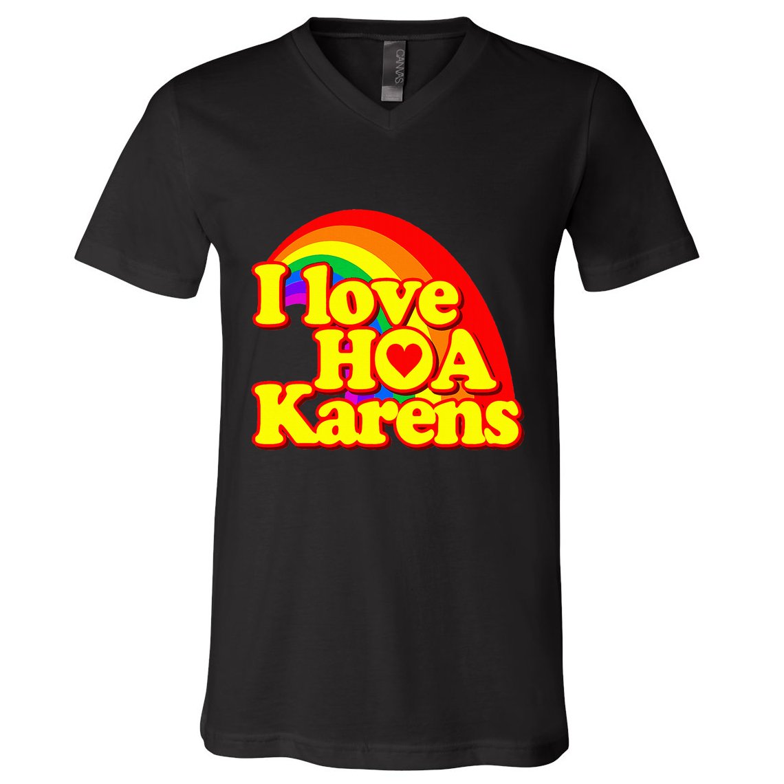 I Love Hoa Karens V-Neck T-Shirt