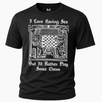I Love Having Sex But I’D Rather Play Chess Cooling Performance Crew T-Shirt