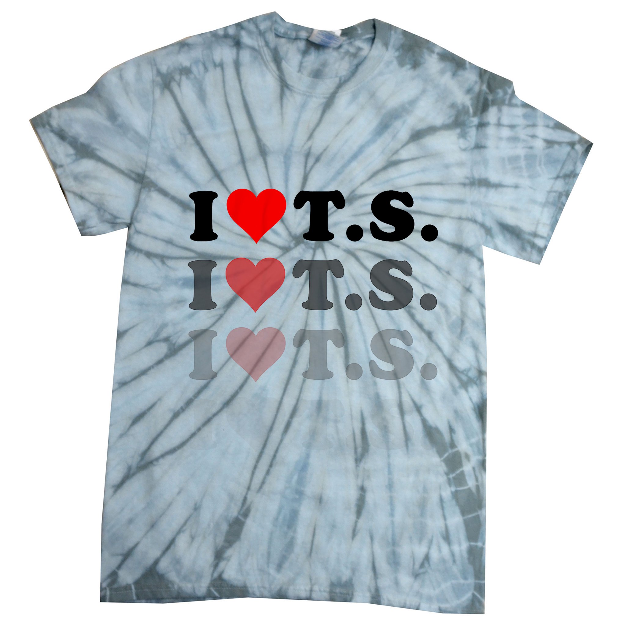 I Love Heart Ts Tie-Dye T-Shirt
