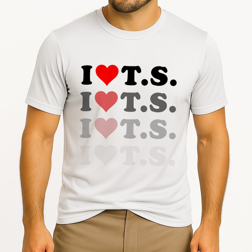 I Love Heart Ts Cooling Performance Crew T-Shirt