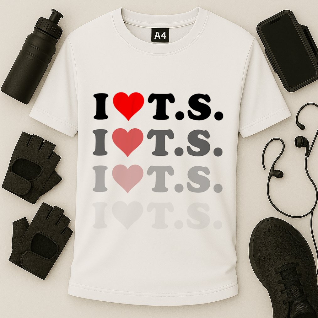 I Love Heart Ts Cooling Performance Crew T-Shirt