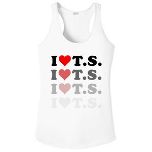 I Love Heart Ts Ladies PosiCharge Competitor Racerback Tank