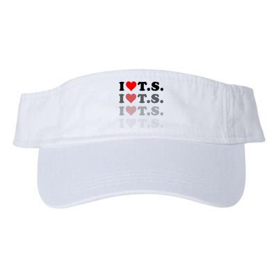 I Love Heart Ts Valucap Bio-Washed Visor