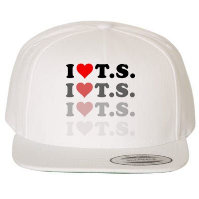 I Love Heart Ts Wool Snapback Cap