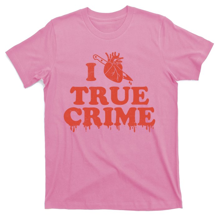 I Love Heart True Crime T-Shirt