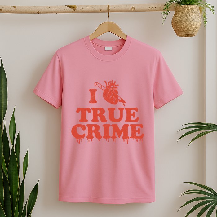 I Love Heart True Crime T-Shirt