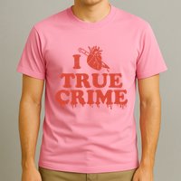 I Love Heart True Crime T-Shirt