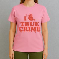 I Love Heart True Crime T-Shirt