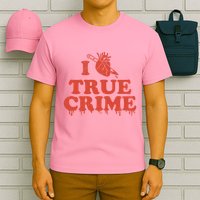 I Love Heart True Crime T-Shirt