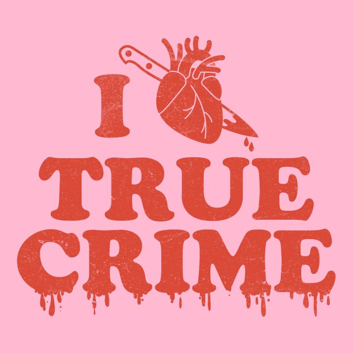 I Love Heart True Crime T-Shirt