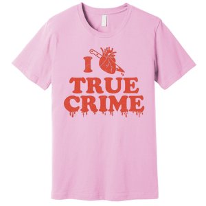 I Love Heart True Crime Premium T-Shirt