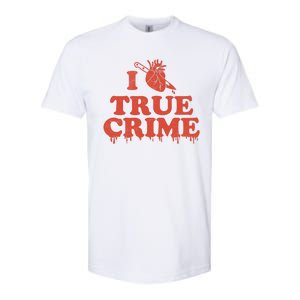 I Love Heart True Crime Softstyle CVC T-Shirt