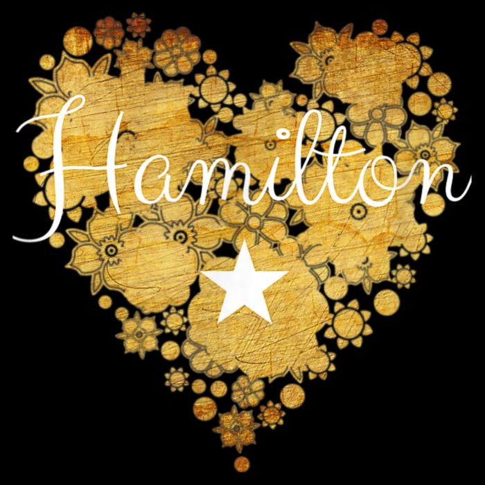 I Love Hamilton Heart Cooling Performance Crew T-Shirt