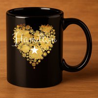 I Love Hamilton Heart 11oz C Handle Ceramic Mug