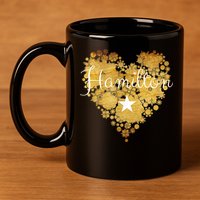 I Love Hamilton Heart 11oz C Handle Ceramic Mug