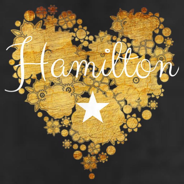 I Love Hamilton Heart 11oz C Handle Ceramic Mug