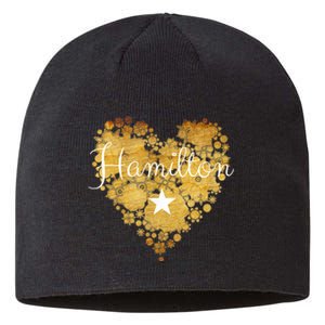 I Love Hamilton Heart Sustainable Beanie