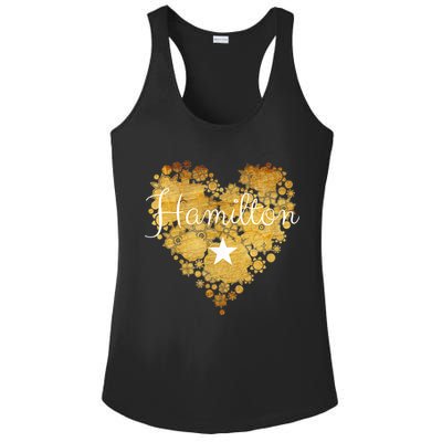 I Love Hamilton Heart Ladies PosiCharge Competitor Racerback Tank
