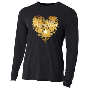 I Love Hamilton Heart Cooling Performance Long Sleeve Crew