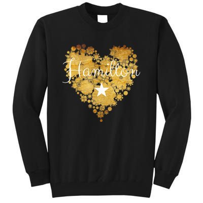 I Love Hamilton Heart Tall Sweatshirt