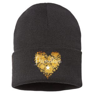 I Love Hamilton Heart Sustainable Knit Beanie