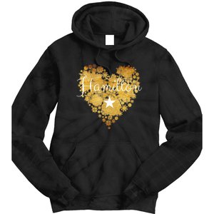 I Love Hamilton Heart Tie Dye Hoodie