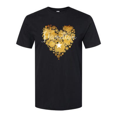 I Love Hamilton Heart Softstyle® CVC T-Shirt