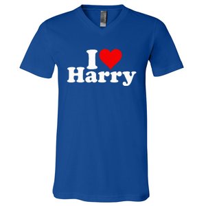 I Love Heart Harry V-Neck T-Shirt