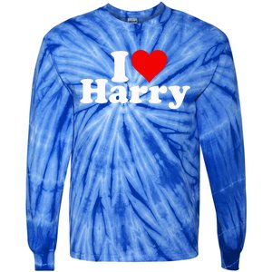 I Love Heart Harry Tie-Dye Long Sleeve Shirt