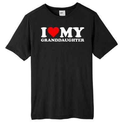 I Love Heart My Granddaughter Tall Fusion ChromaSoft Performance T-Shirt