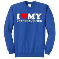 I Love Heart My Granddaughter Sweatshirt