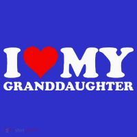 I Love Heart My Granddaughter T-Shirt